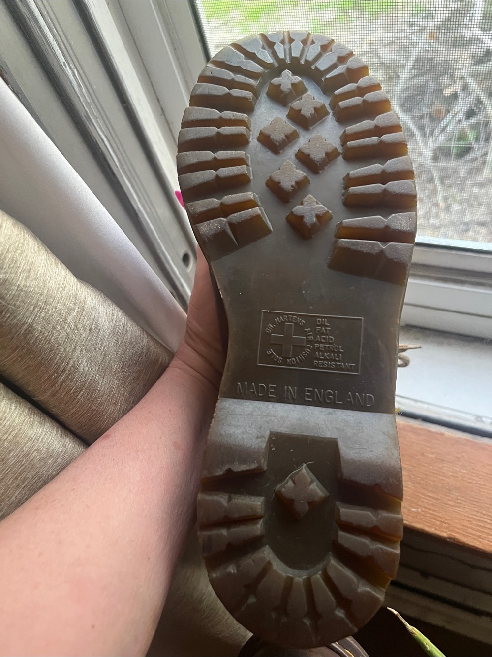 Dr. Martens Brown Leather Lace-Up Ankle Boots - Picture 3 of 6